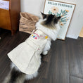 Load image into Gallery viewer, Pet embroidered denim skirt