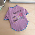 Load image into Gallery viewer, Pet embroidered knit base shirt