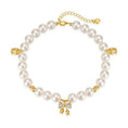 Load image into Gallery viewer, Bowknot-Pet Pearl Necklace Collar - WizzPaw
