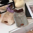 Load image into Gallery viewer, Denim Plush Pet Coat - WizzPaw