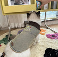 Load image into Gallery viewer, Denim Plush Pet Coat - WizzPaw