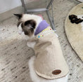Load image into Gallery viewer, Denim Plush Pet Coat - WizzPaw