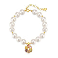 Load image into Gallery viewer, Garden Party-Pet Pearl Necklace Collar - WizzPaw