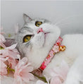 Load image into Gallery viewer, Japanese Style Pet Bell Collar-Cherry Blossom - WizzPaw