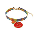Load image into Gallery viewer, Japanese Style Pet Bell Collar-Good Luck - WizzPaw