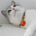 Load image into Gallery viewer, Japanese Style Pet Bell Collar-Good Luck - WizzPaw