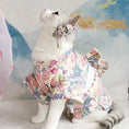 Load image into Gallery viewer, Japanese-Style Pet Kimono - Floral Drum-blue - WizzPaw