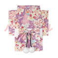 Load image into Gallery viewer, Japanese-Style Pet Kimono - Floral Drum-purple - WizzPaw
