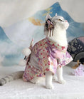Load image into Gallery viewer, Japanese-Style Pet Kimono - Floral Drum-purple - WizzPaw