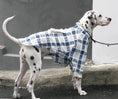 Load image into Gallery viewer, Pet Blue and White Plaid Outfit - WizzPaw