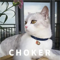 Load image into Gallery viewer, Pet Choker-Tiger Head Bell - WizzPaw