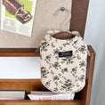 Load image into Gallery viewer, Pet Corduroy Floral Reversible Vest Jacket - WizzPaw