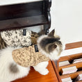 Load image into Gallery viewer, Pet Corduroy Floral Reversible Vest Jacket - WizzPaw