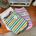 Load image into Gallery viewer, Pet Embroidered Colorful Striped Vest - WizzPaw