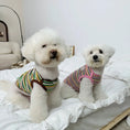 Load image into Gallery viewer, Pet Embroidered Colorful Striped Vest - WizzPaw