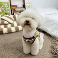 Load image into Gallery viewer, Pet Embroidered Colorful Striped Vest - WizzPaw