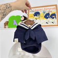 Load image into Gallery viewer, Pet Nautical Sailor Outfit - WizzPaw