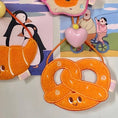 Load image into Gallery viewer, Pet Pretzel Bandana-Orange - WizzPaw