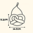 Load image into Gallery viewer, Pet Pretzel Bandana-Orange - WizzPaw