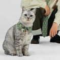 Load image into Gallery viewer, Pet Retro Green Shirt Collar - WizzPaw