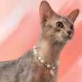 Load image into Gallery viewer, Pink Lady-Pet Pearl Necklace Collar - WizzPaw