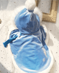 Load image into Gallery viewer, Thickened Pet Cloak - Frozen Fantasy - WizzPaw