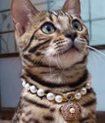 Load image into Gallery viewer, Viennese Waltz-Pet Pearl Necklace Collar - WizzPaw