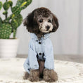 Load image into Gallery viewer, Waterproof Hooded Four-Legged Dog Raincoat with Reflective Details - WizzPaw