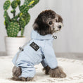 Load image into Gallery viewer, Waterproof Hooded Four-Legged Dog Raincoat with Reflective Details - WizzPaw