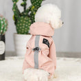 Load image into Gallery viewer, Waterproof Hooded Four-Legged Dog Raincoat with Reflective Details - WizzPaw