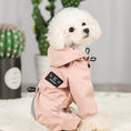 Load image into Gallery viewer, Waterproof Hooded Four-Legged Dog Raincoat with Reflective Details - WizzPaw