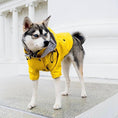 Load image into Gallery viewer, Wind/Waterproof, British-style Retro Thickened Dog Raincoat - WizzPaw