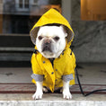 Load image into Gallery viewer, Wind/Waterproof, British-style Retro Thickened Dog Raincoat - WizzPaw