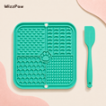 Load image into Gallery viewer, Calming Lick Mat C-Pattern - Teal