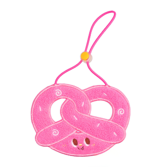 Pet Pretzel Bandana-Pink