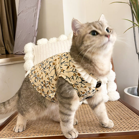 Pet Trimmed Cotton Jacket