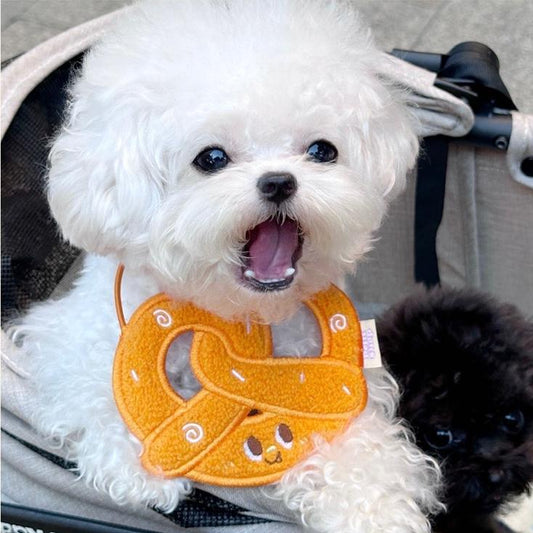 Pet Pretzel Bandana-Orange