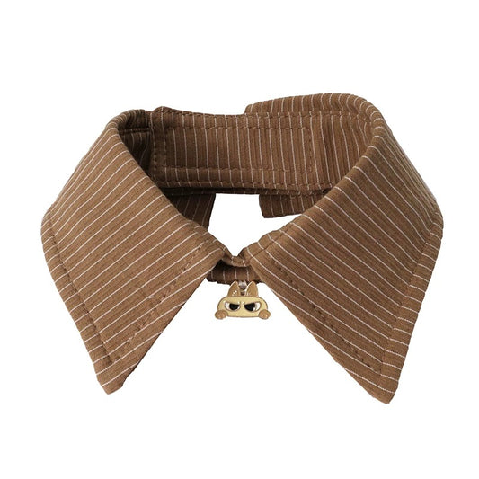 Pet Retro Striped Shirt Collar