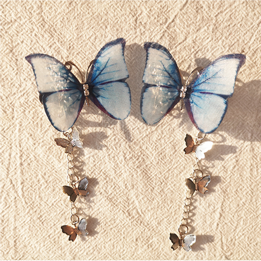 Traditional Chinese Pet Hair Clip - Butterfly