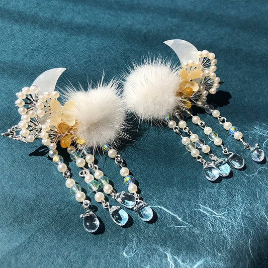 Traditional Chinese Pet Hair Clip - Four Beauties