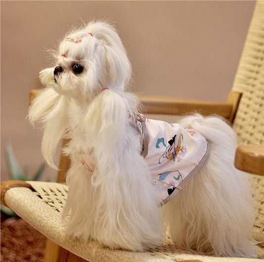 Chinese-Style Pet Vest with Hanfu Elements - WizzPaw