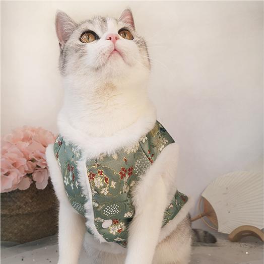 Chinese-Style Thickened Pet Tang Suit - WizzPaw