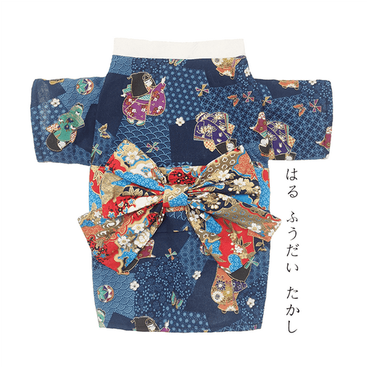 Japanese-Style Pet Kimono - Kimono Doll - WizzPaw