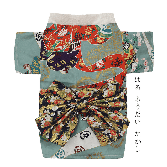 Japanese-Style Pet Kimono - Ukiyo-e - WizzPaw