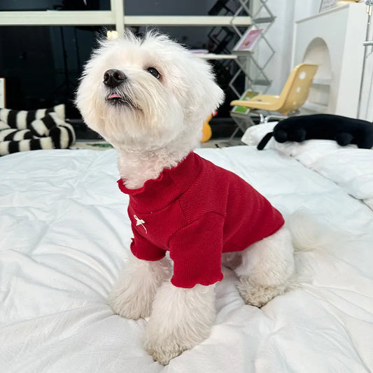 Pet Bow-Knot Knit Sweater - WizzPaw