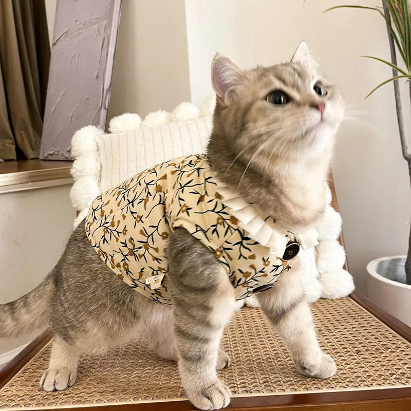 Pet Trimmed Cotton Jacket - WizzPaw