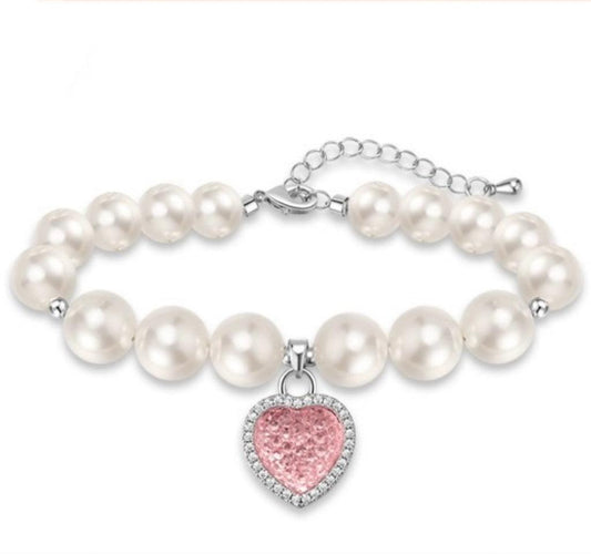 Star-Pet Pearl Necklace Collar - WizzPaw