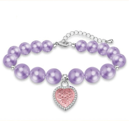 Star-Pet Pearl Necklace Collar - WizzPaw