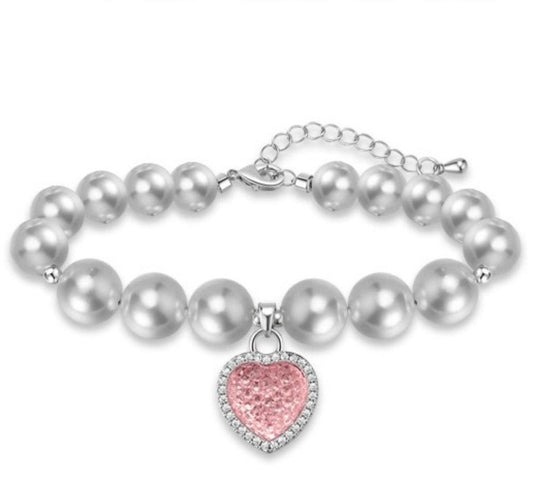 Star-Pet Pearl Necklace Collar - WizzPaw