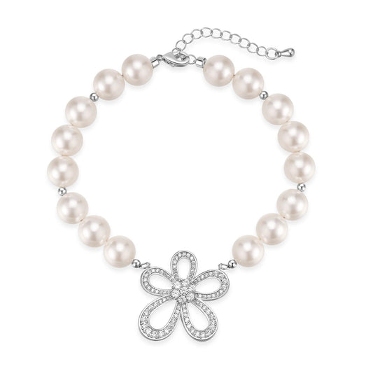 Starflower-Pet Pearl Necklace Collar - WizzPaw